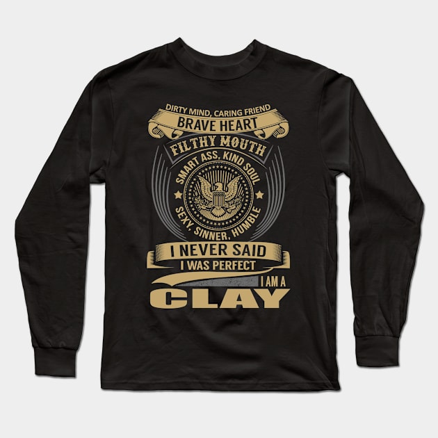 CLAY Long Sleeve T-Shirt by Nicolbar